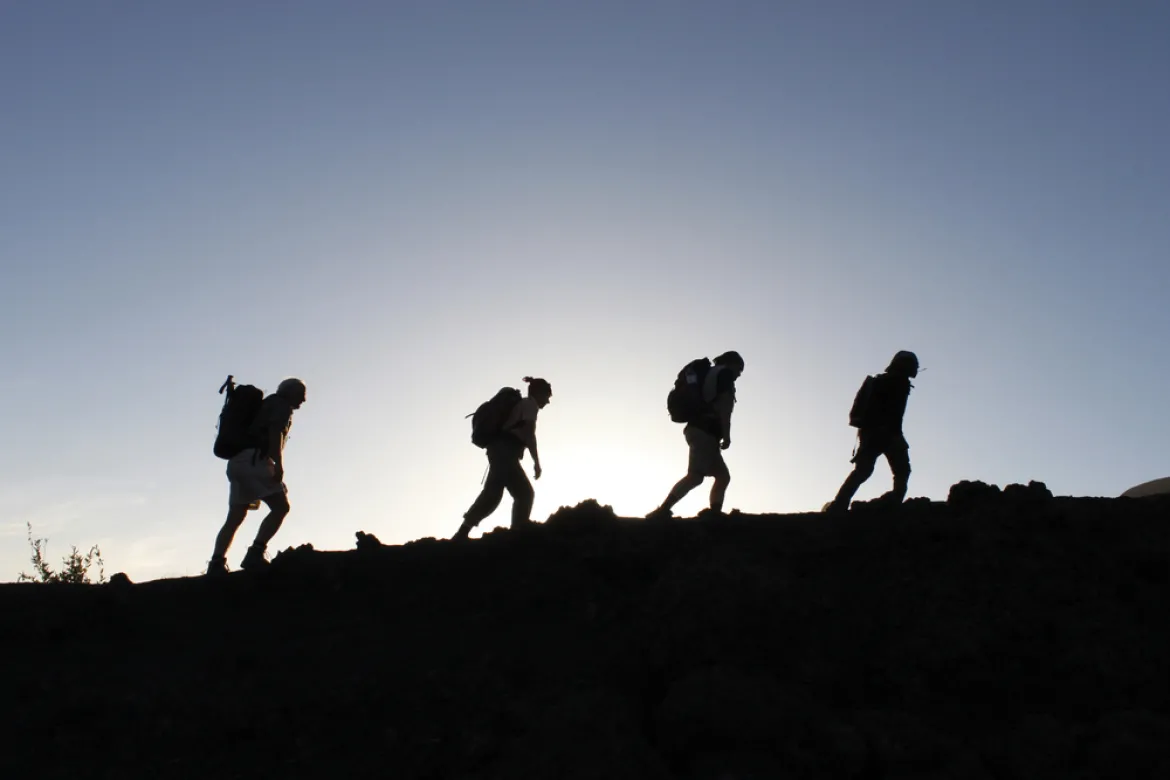 Climbing to the Top - Yellowstone Hiking Tours and Guided Day Hikes Yellowstone Hiking Tours
