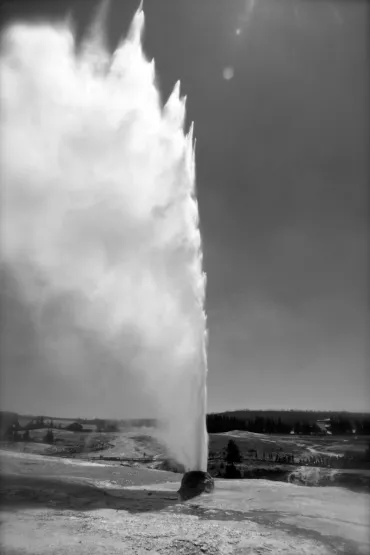 Beehive Geyser in Yellowstone Beehive Geyser in Yellowstone