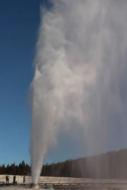 Beehive Geyser in Yellowstone 