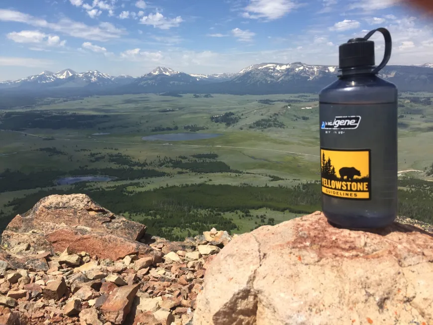View from Bunsen Peak in Yellowstone View from Bunsen Peak in Yellowstone