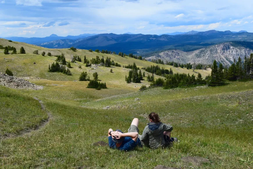 A rest up Electric Pass - Yellowstone Yellowstone, hiking, backpacking, wildlife, #Yellowstone, #Yellowstone Guideliens